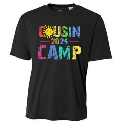 Cousin Camp 2024 Family Vacation Summer Camping Cooling Performance Crew T-Shirt