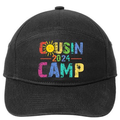 Cousin Camp 2024 Family Vacation Summer Camping 7-Panel Snapback Hat