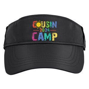 Cousin Camp 2024 Family Vacation Summer Camping Adult Drive Performance Visor