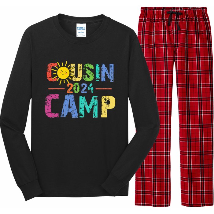 Cousin Camp 2024 Family Vacation Summer Camping Long Sleeve Pajama Set