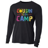 Cousin Camp 2024 Family Vacation Summer Camping Cooling Performance Long Sleeve Crew