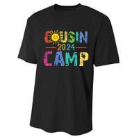 Cousin Camp 2024 Family Vacation Summer Camping Performance Sprint T-Shirt