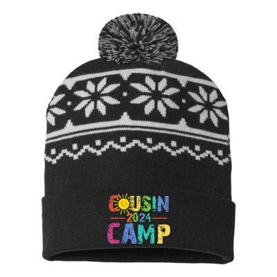 Cousin Camp 2024 Family Vacation Summer Camping USA-Made Snowflake Beanie