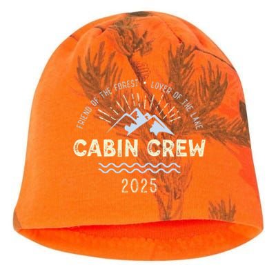 Cabin Crew 2025 Family Mountain Cabin Friends Group Vacation Kati - Camo Knit Beanie