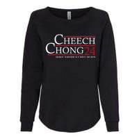 Cheech & Chong ’24 Make America Chill Again Womens California Wash Sweatshirt