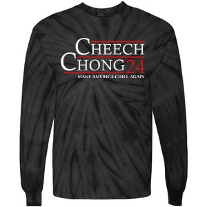 Cheech & Chong ’24 Make America Chill Again Tie-Dye Long Sleeve Shirt