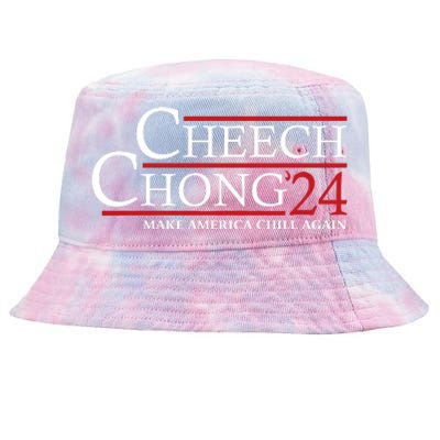 Cheech & Chong ’24 Make America Chill Again Tie-Dyed Bucket Hat