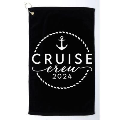 Cruise Crew 2024 Anchor Vacation Sailing Trip Matching Group Platinum Collection Golf Towel