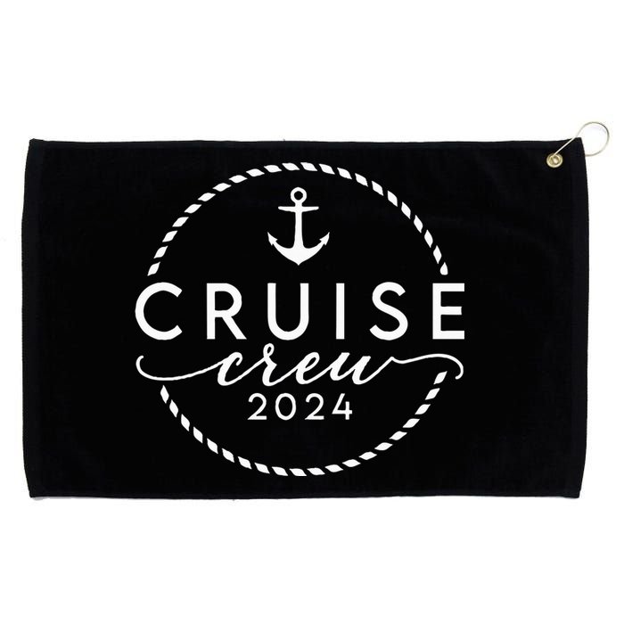 Cruise Crew 2024 Anchor Vacation Sailing Trip Matching Group Grommeted Golf Towel