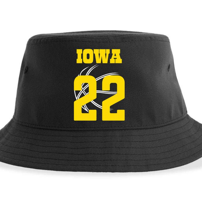 Caitlyn Clark 22 Iowa Sustainable Bucket Hat