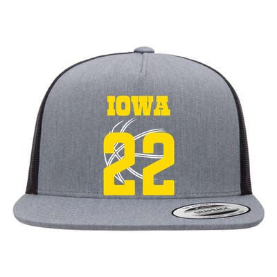 Caitlyn Clark 22 Iowa Flat Bill Trucker Hat