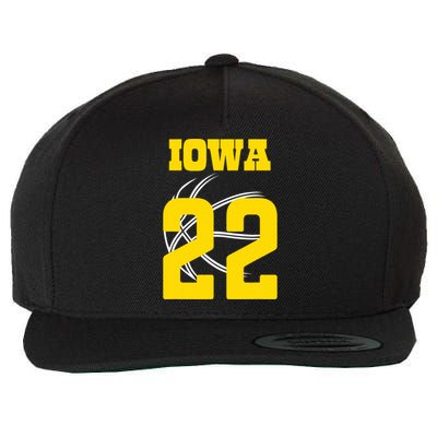 Caitlyn Clark 22 Iowa Wool Snapback Cap