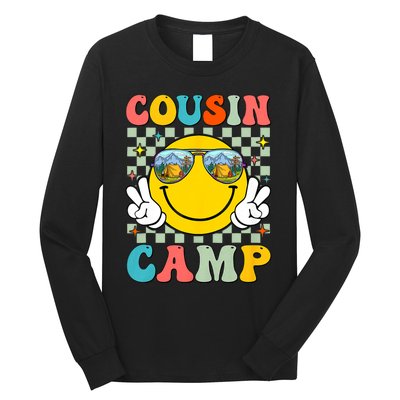 Cousin Camp 2024 Family Vacation Summer Camping Crew Cute Long Sleeve Shirt