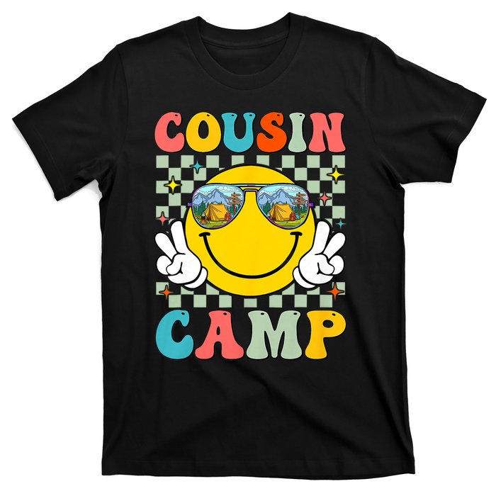 Cousin Camp 2024 Family Vacation Summer Camping Crew Cute T-Shirt