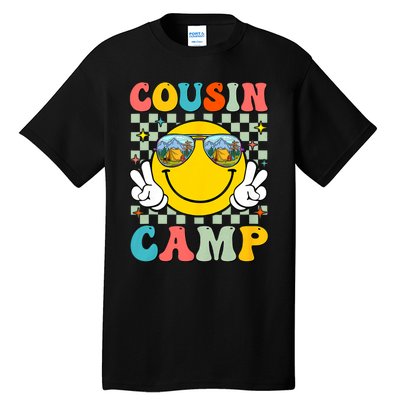 Cousin Camp 2024 Family Vacation Summer Camping Crew Cute Tall T-Shirt