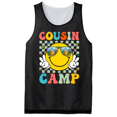 Cousin Camp 2024 Family Vacation Summer Camping Crew Cute Mesh Reversible Basketball Jersey Tank