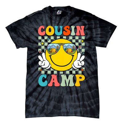 Cousin Camp 2024 Family Vacation Summer Camping Crew Cute Tie-Dye T-Shirt