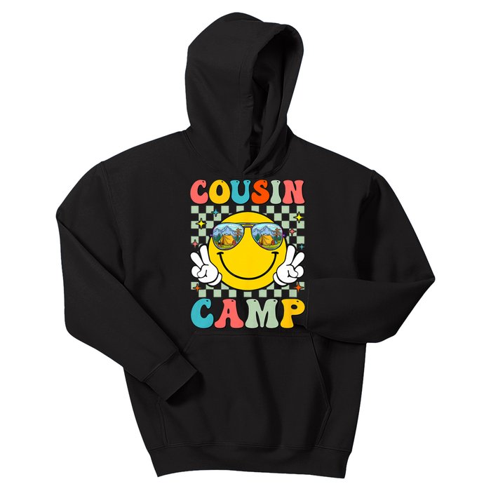 Cousin Camp 2024 Family Vacation Summer Camping Crew Cute Kids Hoodie