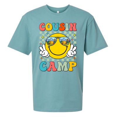 Cousin Camp 2024 Family Vacation Summer Camping Crew Cute Sueded Cloud Jersey T-Shirt