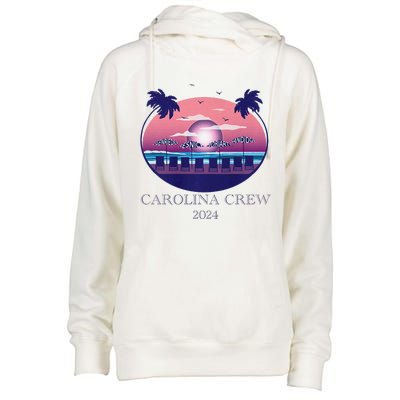 Carolina Crew 2024 Premium Womens Funnel Neck Pullover Hood