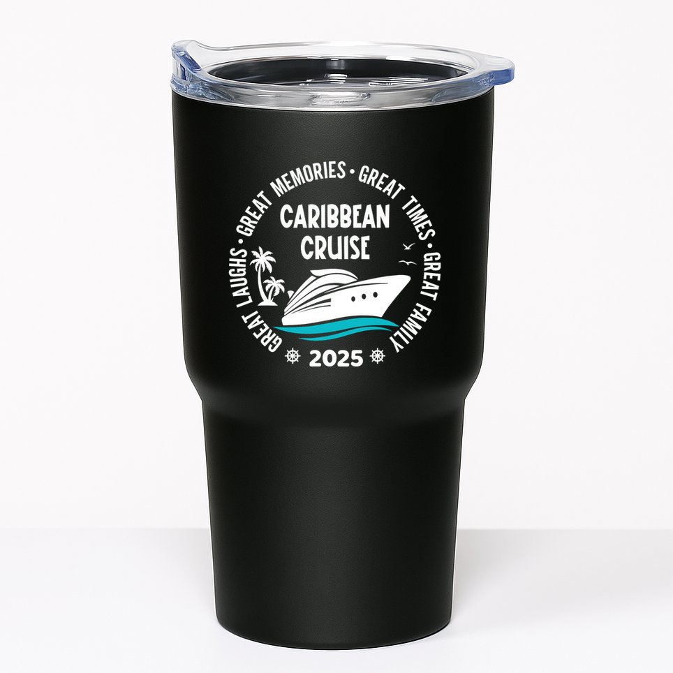 Caribbean Cruise 2025 Vacation Trip Matching Family Group Tumbler