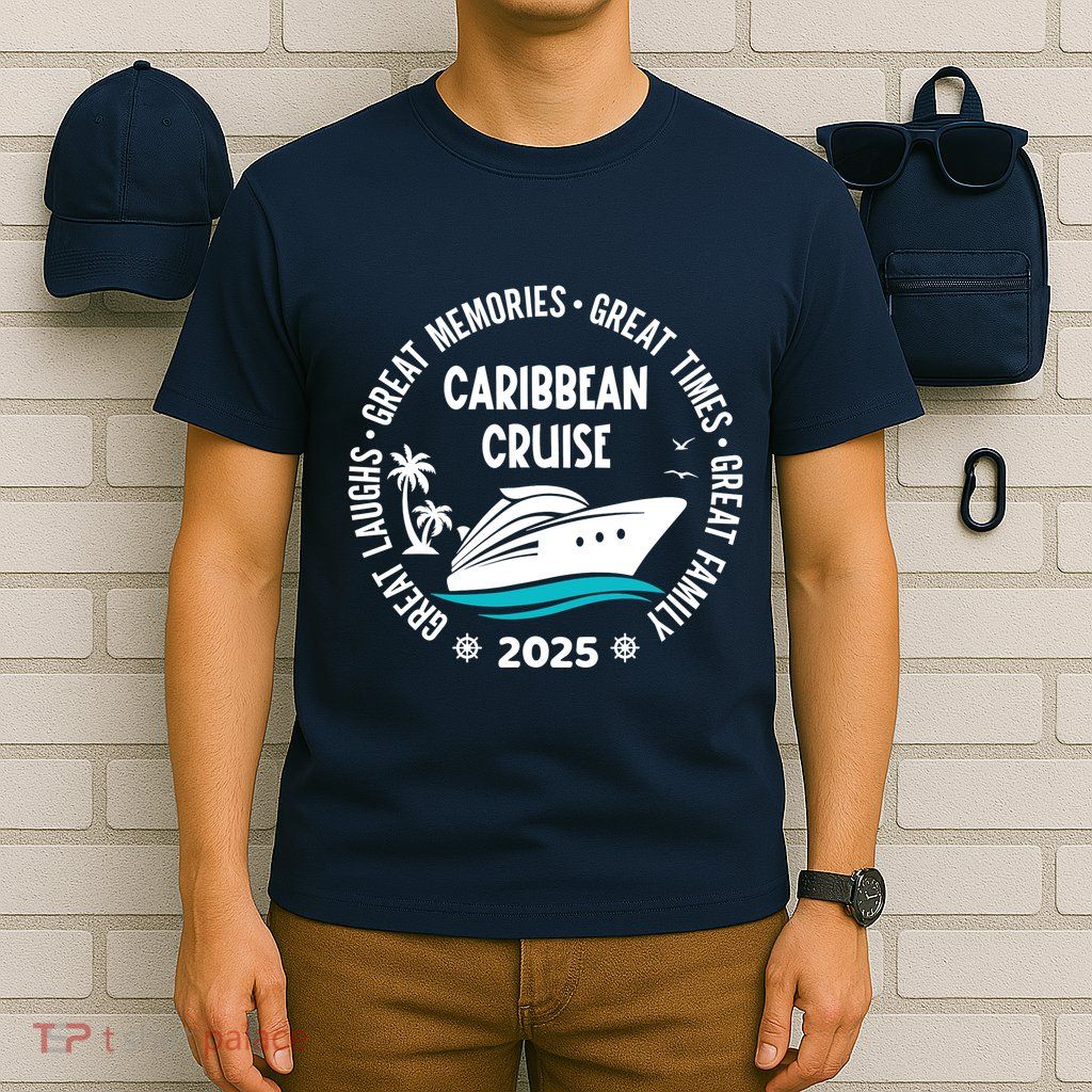 Caribbean Cruise 2025 Vacation Trip Matching Family Group T-Shirt