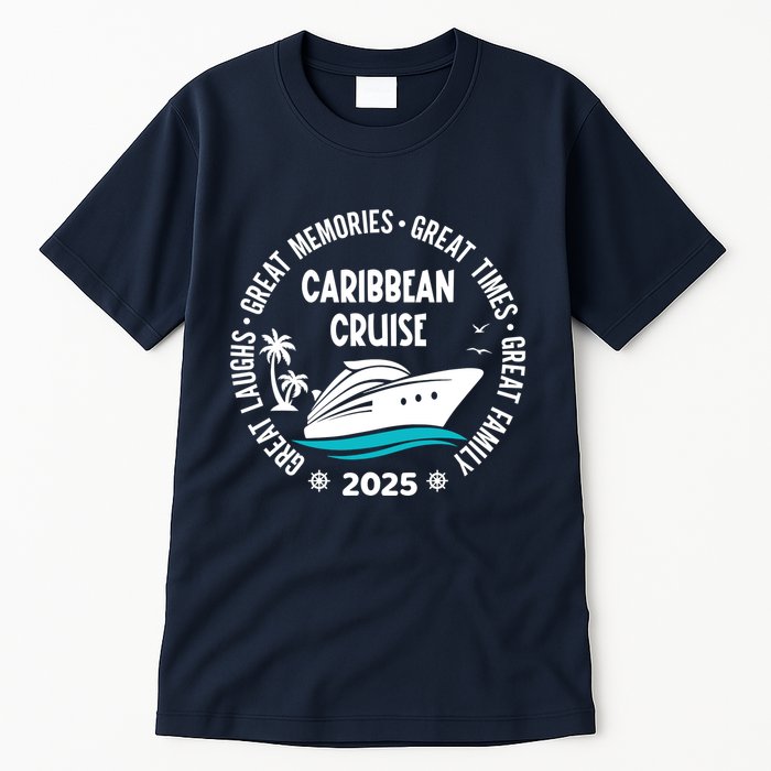 Caribbean Cruise 2025 Vacation Trip Matching Family Group Tall T-Shirt