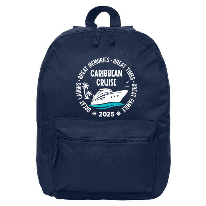 Caribbean Cruise 2025 Vacation Trip Matching Family Group 16 in Basic Backpack