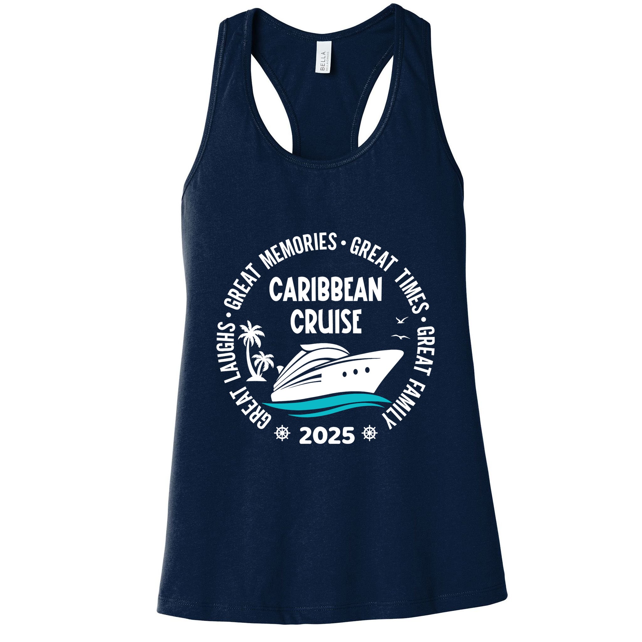 Caribbean Cruise 2025 Vacation Trip Matching Family Group Womens Tank Top