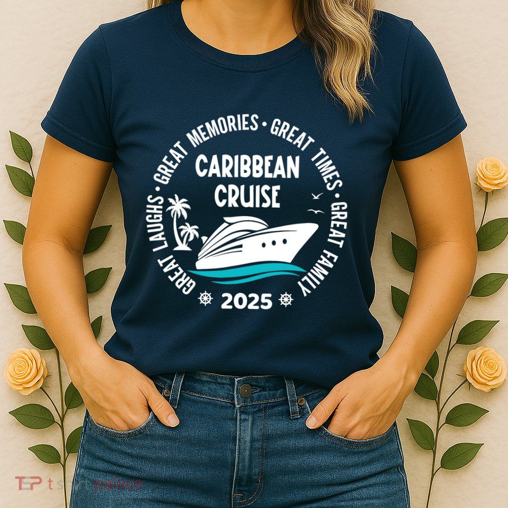Caribbean Cruise 2025 Vacation Trip Matching Family Group Womens T-Shirt