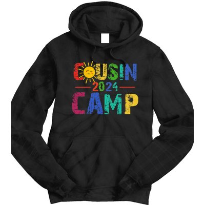 Cousin Camp 2024 Summer Family Vacation Tie Dye Hoodie