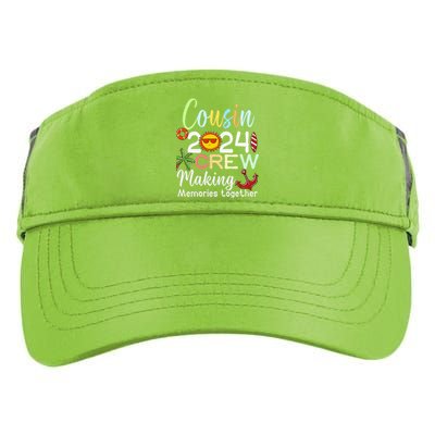 Cousin Crew 2024 Summer Vacation Beach Family Trips Matching Adult Drive Performance Visor