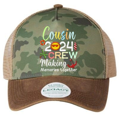 Cousin Crew 2024 Summer Vacation Beach Family Trips Matching Legacy Tie Dye Trucker Hat