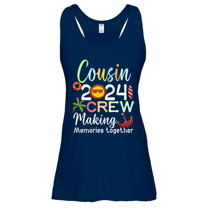 Cousin Crew 2024 Summer Vacation Beach Family Trips Matching Ladies Essential Flowy Tank