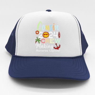 Cousin Crew 2024 Summer Vacation Beach Family Trips Matching Trucker Hat