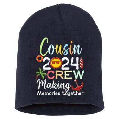 Cousin Crew 2024 Summer Vacation Beach Family Trips Matching Short Acrylic Beanie