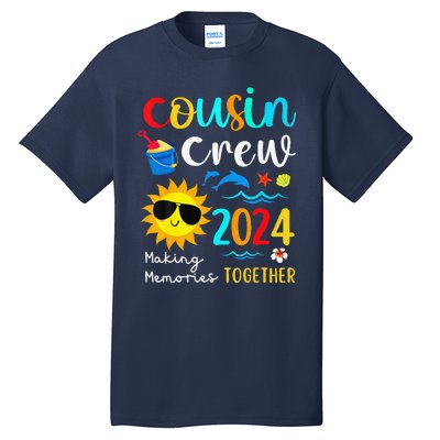 Cousin Crew 2024 Summer Vacation Beach Family Trips Matching Tall T-Shirt