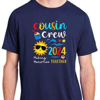 Cousin Crew 2024 Summer Vacation Beach Family Trips Matching Adult ChromaSoft Performance T-Shirt