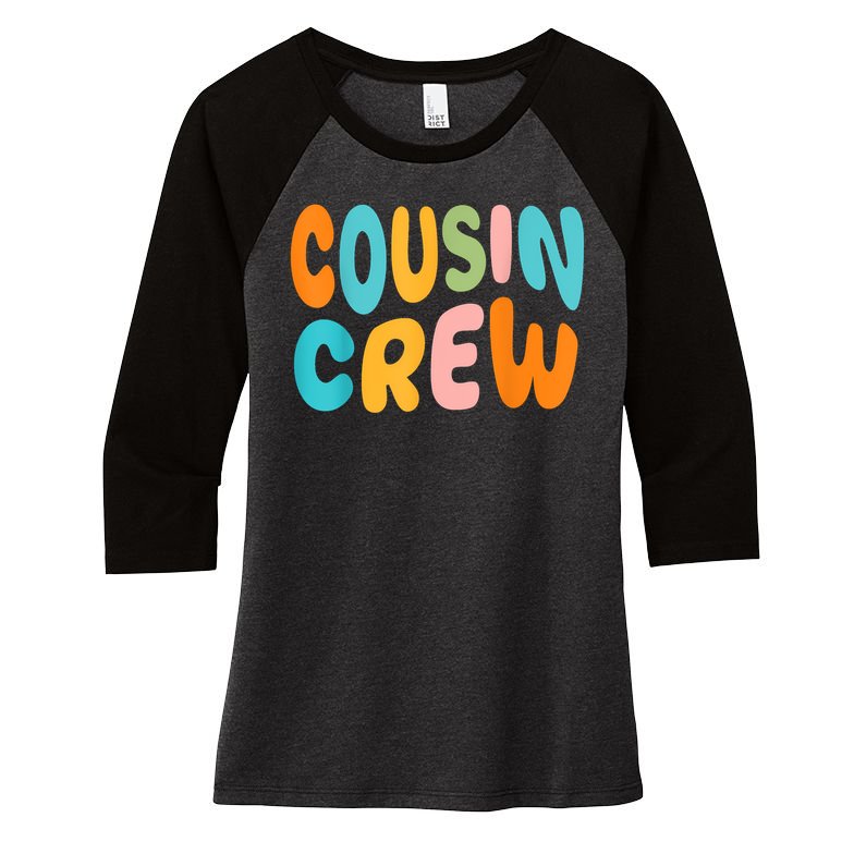 Cousin Crew 2025 Vacation Family Girl  Women's Tri-Blend 3/4-Sleeve Raglan Shirt