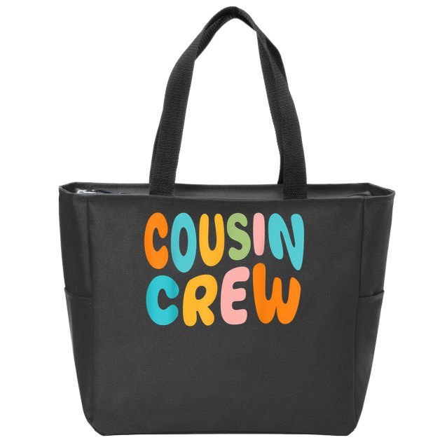 Cousin Crew 2025 Vacation Family Girl  Zip Tote Bag