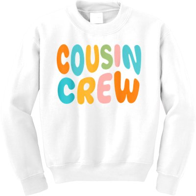 Cousin Crew 2025 Vacation Family Girl  Kids Sweatshirt
