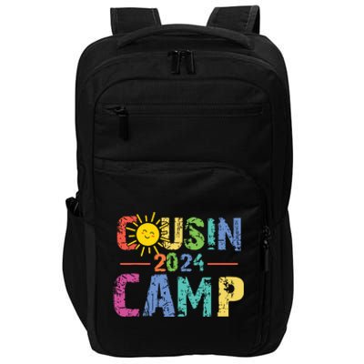 Cousin Camp 2024 Family Vacation Summer Camping Crew Cute Impact Tech Backpack