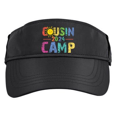 Cousin Camp 2024 Family Vacation Summer Camping Crew Cute Adult Drive Performance Visor