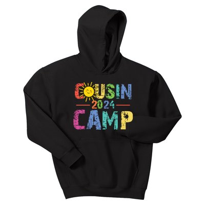 Cousin Camp 2024 Family Vacation Summer Camping Crew Cute Kids Hoodie