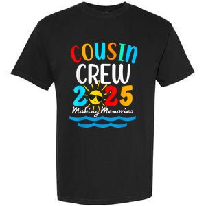 Cousin Crew 2025 Summer Vacation Beach Family Trips Matching Garment-Dyed Heavyweight T-Shirt