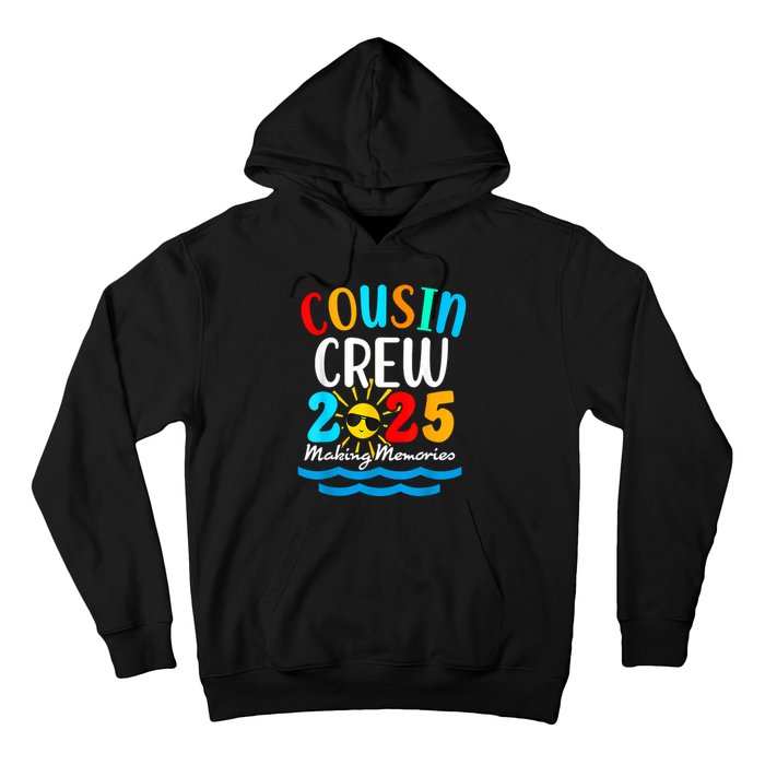 Cousin Crew 2025 Summer Vacation Beach Family Trips Matching Hoodie