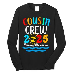 Cousin Crew 2025 Summer Vacation Beach Family Trips Matching Long Sleeve Shirt