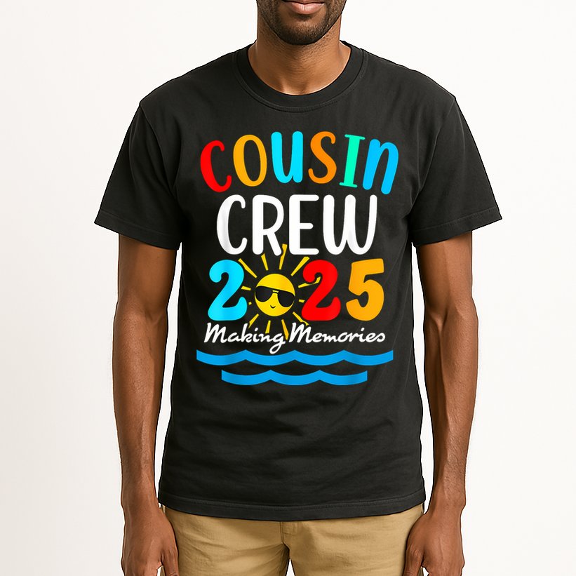 Cousin Crew 2025 Summer Vacation Beach Family Trips Matching Tall T-Shirt