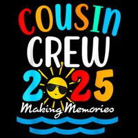Cousin Crew 2025 Summer Vacation Beach Family Trips Matching Impact Tech Backpack