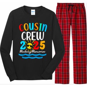 Cousin Crew 2025 Summer Vacation Beach Family Trips Matching Long Sleeve Pajama Set